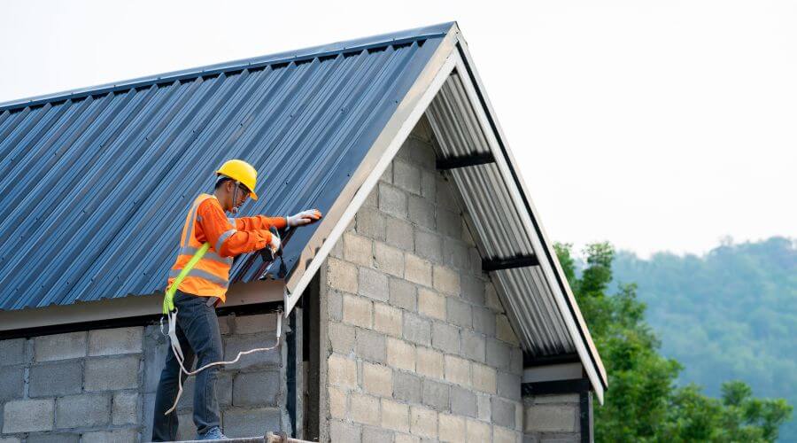 Professional metal roof installation in Burke, NY